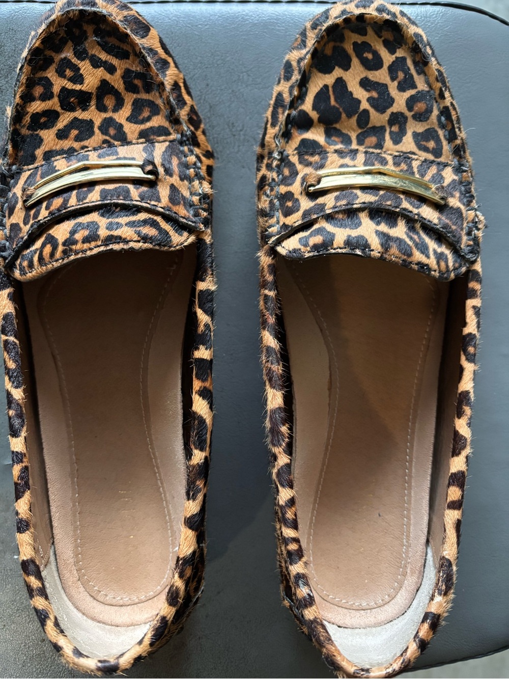 Vionic Ashby Tan Leopard Loafer